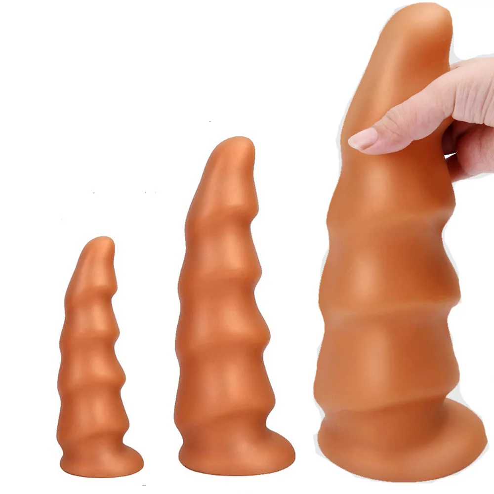 Silicone Anal Plug Dildo Prostate Massage G-spot Stimulator Big Buttplug Sex Toys For Women /Men Masturbators Anal Trainer Toy