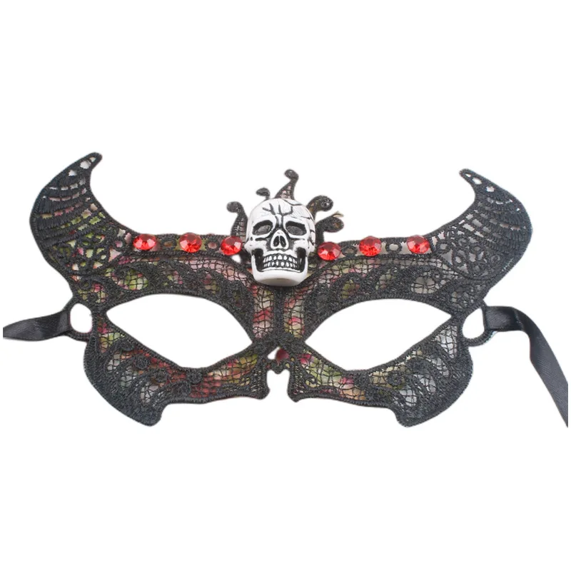 New Sexy Lace Mask Halloween Sexy Black Eye Mask Props Night Club Goddess Costume Ball Sexy Eye Mask