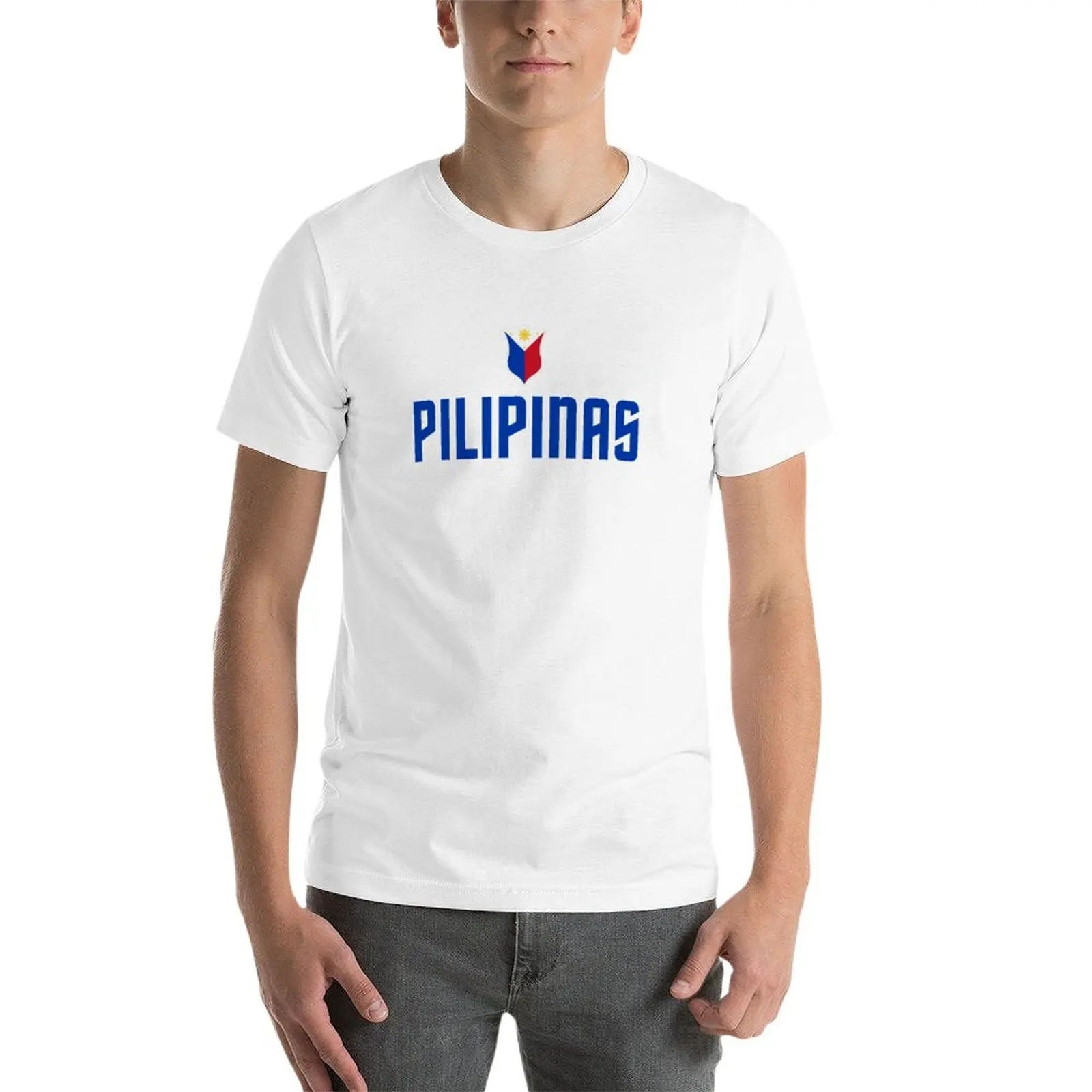 Pilipinas Basketball T-Shirt customs korean fashion plus size tops for a boy sweat shirts, men image 3