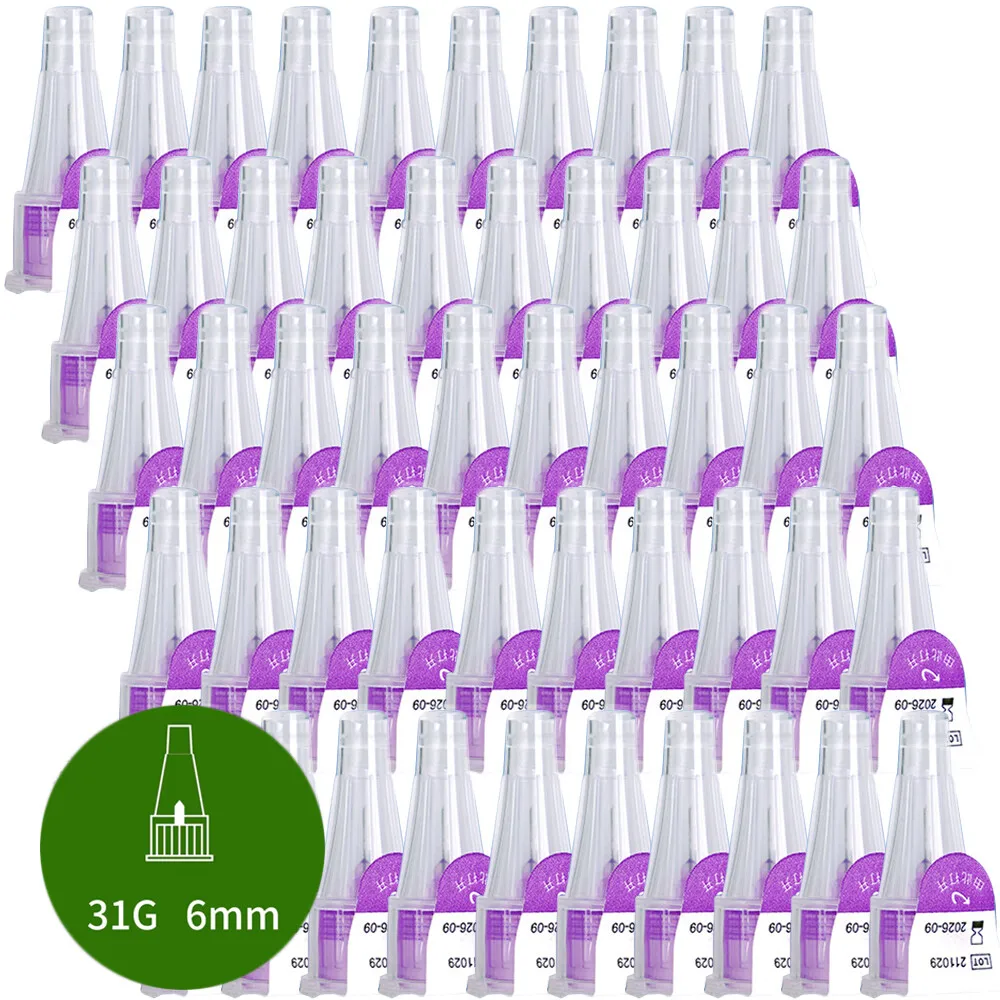 10/30/50/100 Stuks Insuline Cartridges voor Lilly Insuline Injectie Pen Individuele Verpakking Medische Insuline pen Tip 4mm 6mm 8mm