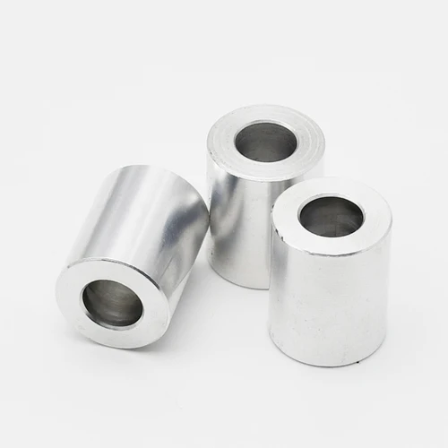 Imagen 2 del producto 5/ 10/ 20 piezas M3 M4 M5 M6 M8 junta de arandela plana de aleación de aluminio manguito CNC espaciador de pie sin rosca para pieza de modelo RC