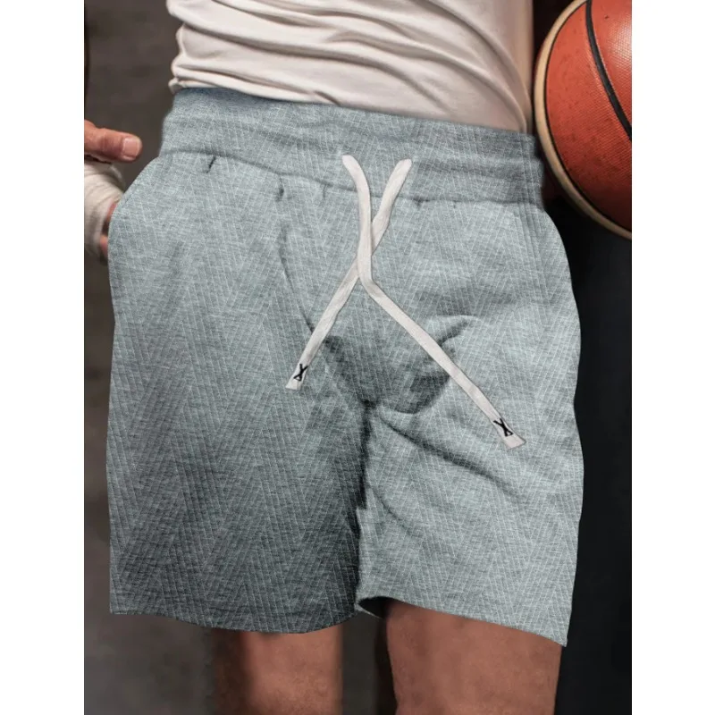 

Новые летние мужские свободные повседневные спортивные шорты с начесом на шнурке