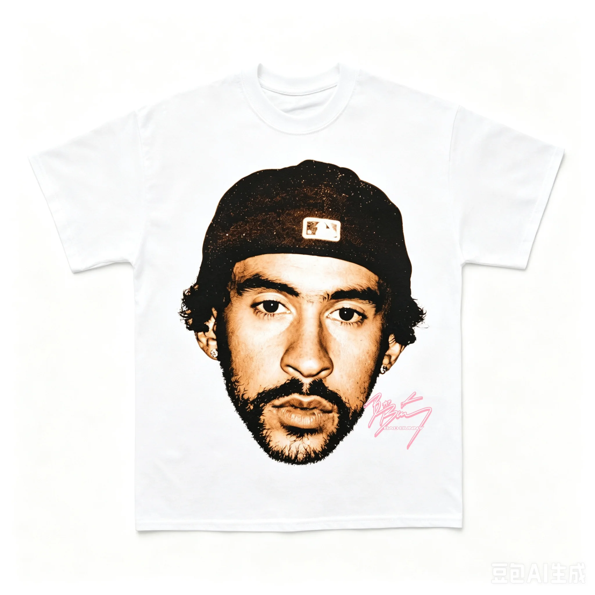 Bad Bunny DTMF Tour 2026 Big Face Graphic New Summer T-Shirt Cotton Men's Women's Y2k Oversized Tshirt Casual Tee Streetwear
