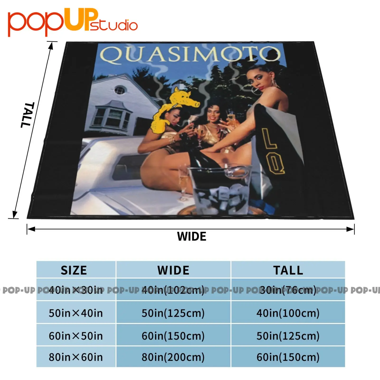 العلامة التجارية Quasimoto بطانية فائقة النعومة لحاف الشتاء غطاء أريكة أغطية السرير