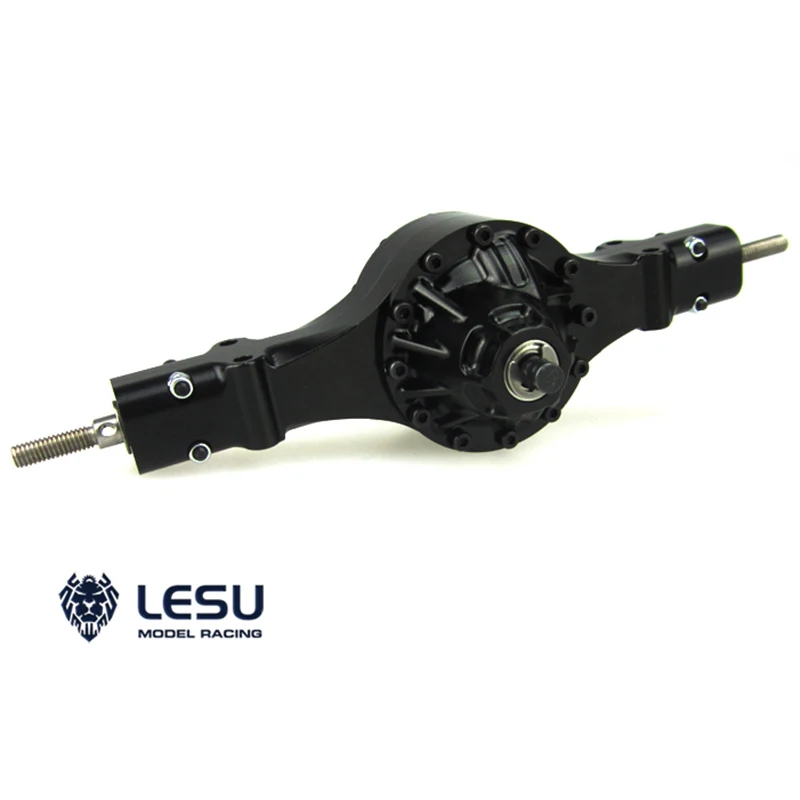 LESU Metal Differential Rear Axle for 1/14 TAMIYA RC Tractor Truck Scania Benz Remote Control Hydraulic Dumper Tipper Toys