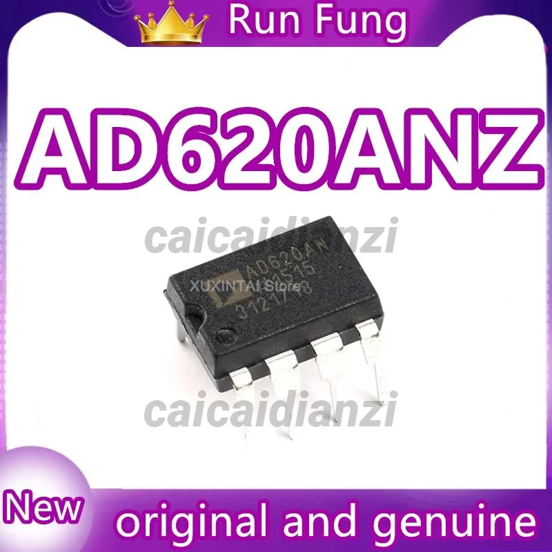 

AD620ANZ AD620 Instrumentation Amplifier 1 Circuit 8-PDIP 5Pcs/Lot New Original