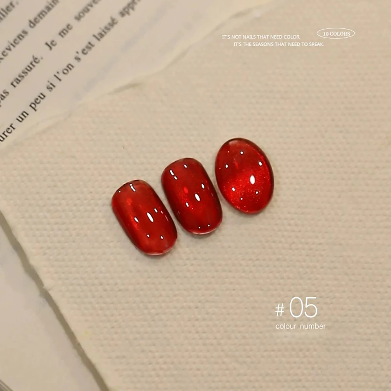 

1pcs PSK Valentine's Day Red Cat Eye Gold Coin Series Gel Nail Polish Super Shiny Whitening Popular Yellow Glitter Nail Art