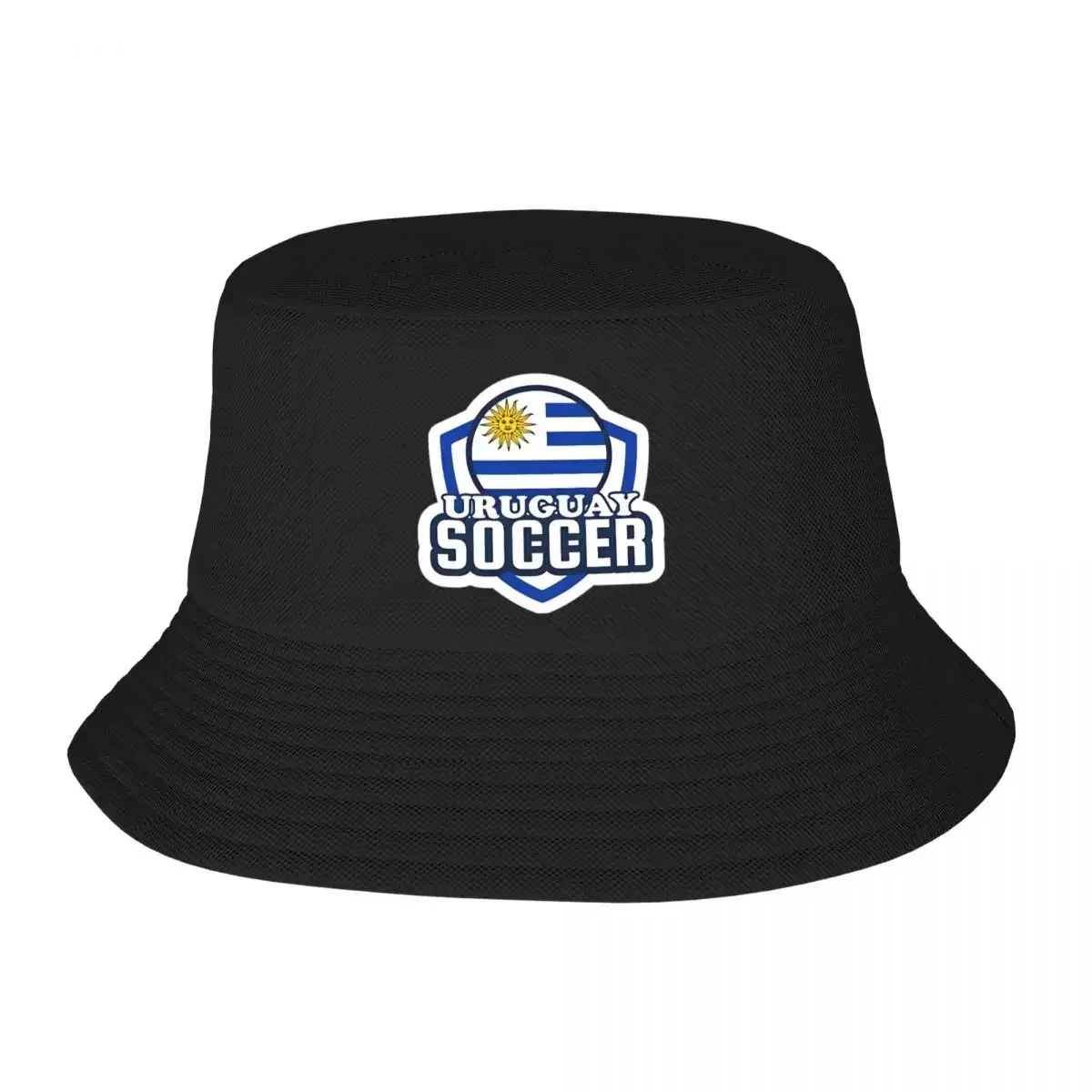 

Uruguay Soccer Bucket Hat Summer Beach Hatwear Accessories Fishing Hat for Outdoor Sport Women Men Ispoti Hat Packable