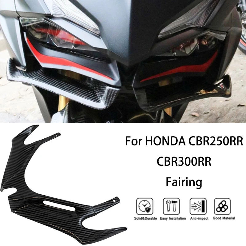 MTKRACING For HONDA CBR250RR CBR300RR 2018-2024 Front fairing small wing shell protection device kit