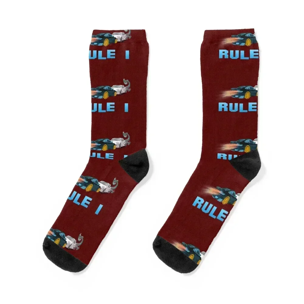 Rule 1 Socks funny gift christmas gift Soccer Antiskid soccer Socks Woman Men's