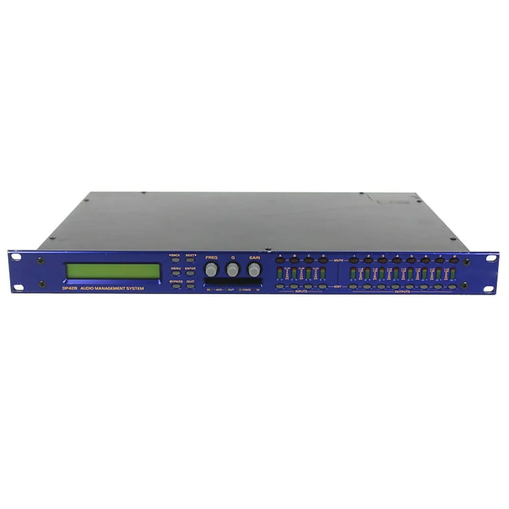 

DP446 DP448 DP548 4 In 8 Out ProfessionalThree-stage Dynamic Equilibrium Audio Processor For Stage Sound Equipment System