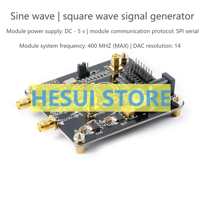 

AD9954 High speed DDS signal generator module sine wave RF signal source 400M main frequency development board