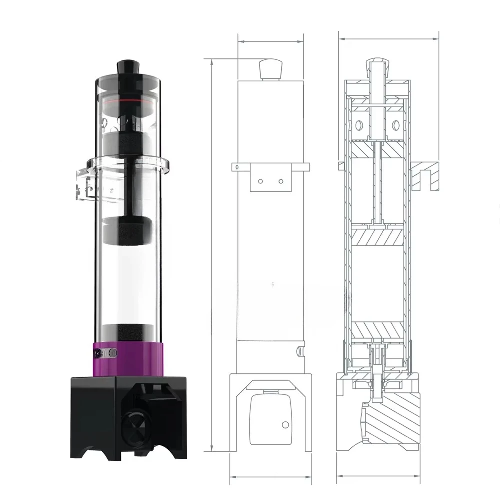 Aqua Medic Multi Reactor Gen II Dual Chamber Media Reactor Smart Flow Control 110V-220V Coral Reef Filter System