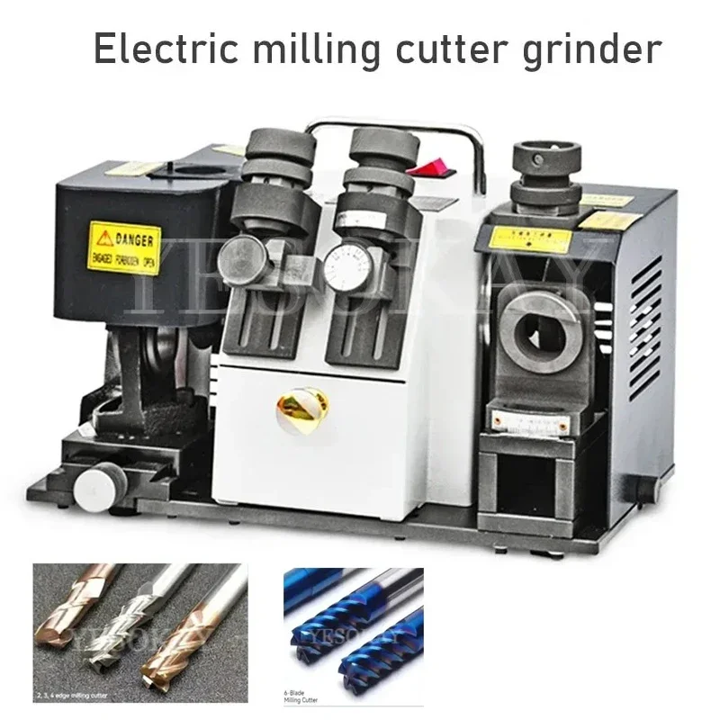 Drill Bit Sharpener Electric Milling Cutter Grinder 220V 300W Drilling Milling Grinding Machine Grinding Bit Milling Cutter