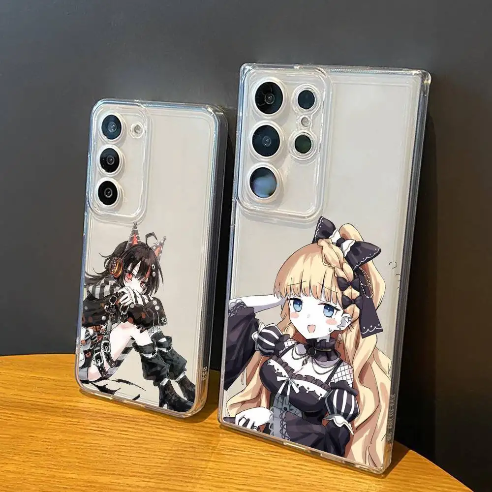 Magical Girl Witch Trial Game Phone Case For Samsung Galaxy S24 S25 S23 S22 S21 Transparent Cover Case