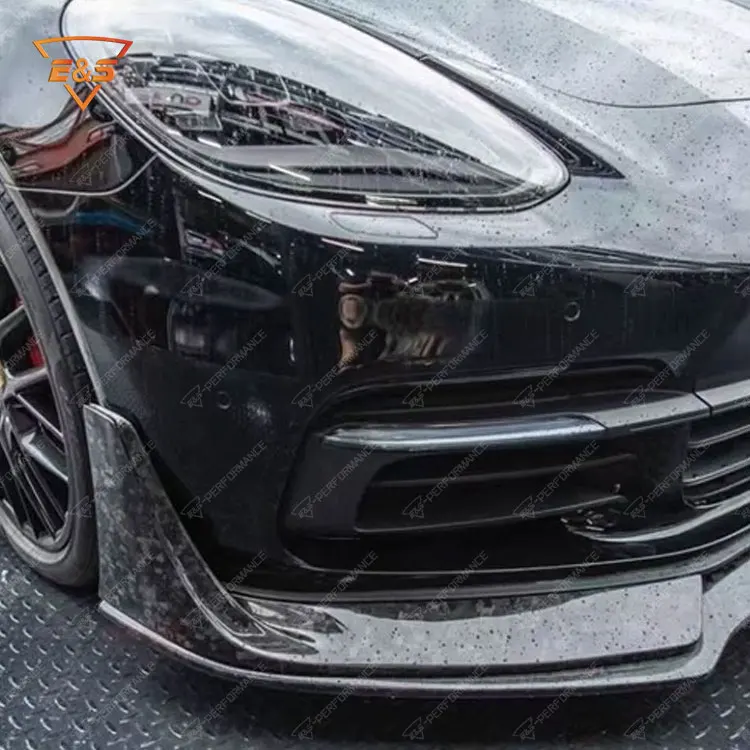 Front Lip for Porsche Panamera 971 Upgrade to Carbon Fiber Style Front Lip