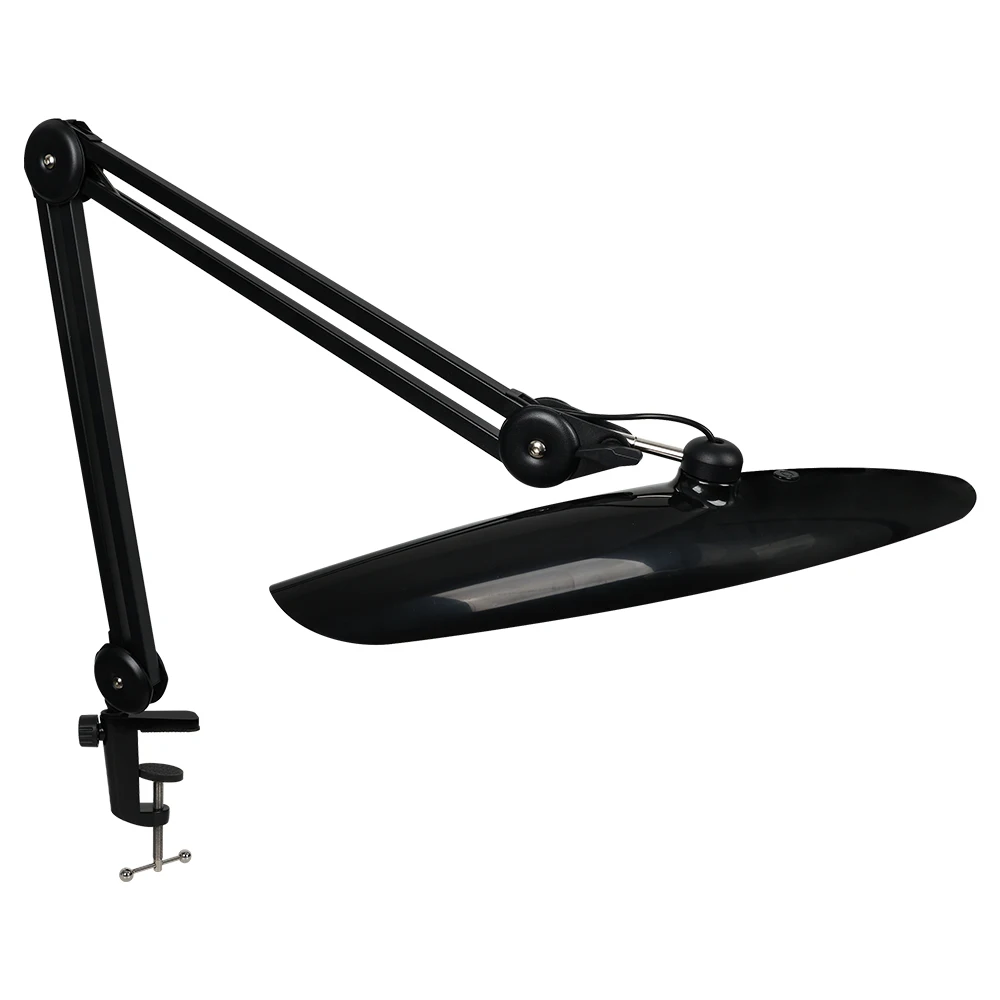 

20 Inch LED Nail Desk Lamp with Clamp 117PCS LEDs 1600 Lumens Metal Swivel Arm Dimming Task Lamp for Reading Desktop Office