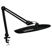 20 Inch LED Nail Desk Lamp with Clamp 117PCS LEDs 1600 Lumens  Metal Swivel Arm Dimming Task Lamp for Reading Desktop Office
