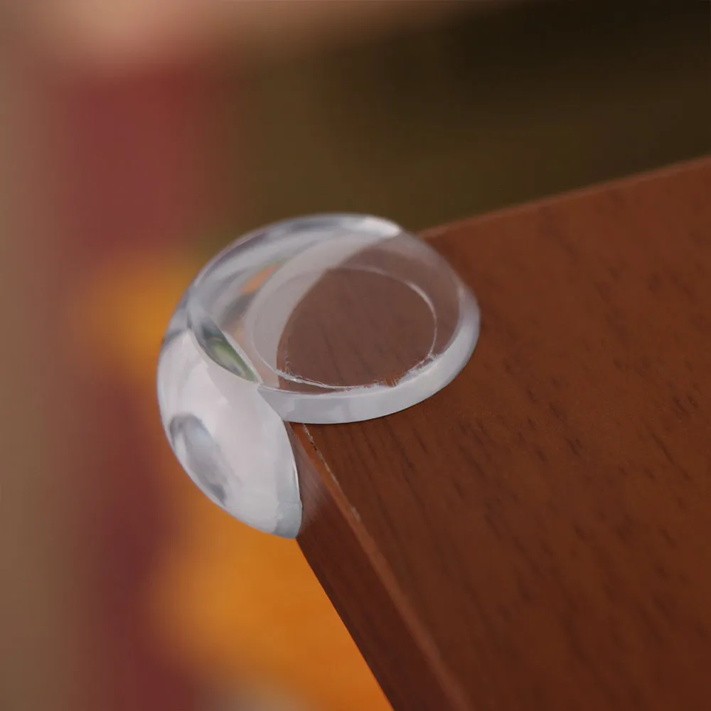 

10 шт. прозрачных защитных уголков для мебели с предварительно нанесенной клейкой лентой, легко снимаемые, мягкие, не оставляющие следов