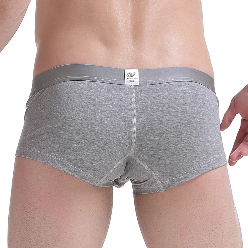 Men\'s Boxer Shorts Cotton Underwear Men Panties Sexy Elephant Nose Pouch Fashion Male Underpants