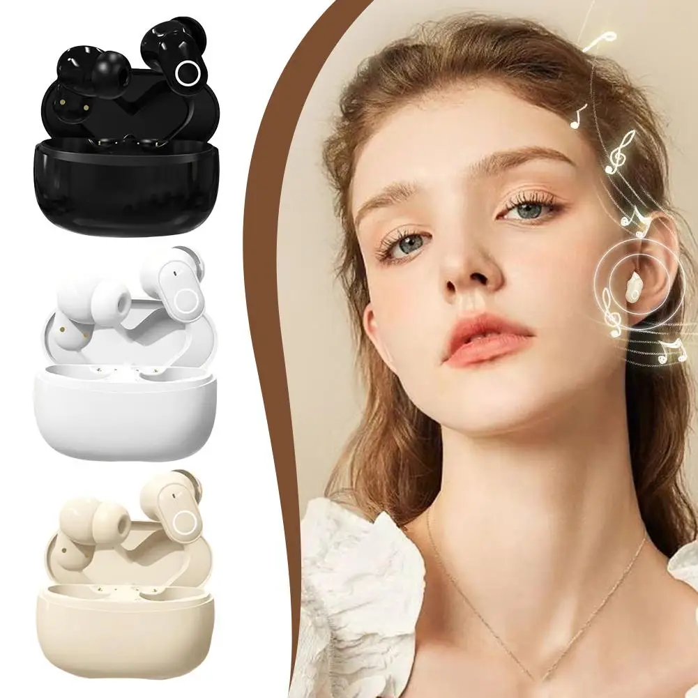 

In-Ear Wireless Bluetooth 5.3 Headphones HD Call Earbuds Earphones Low Stereo Sound Latency HIFI H9V0