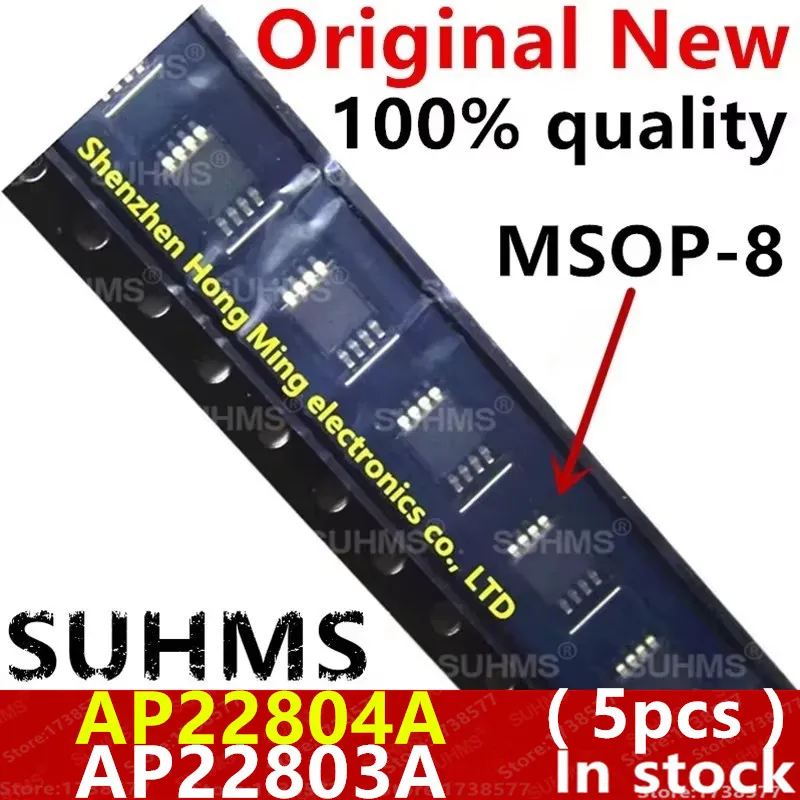 (5piece)100% New AP22803A AP22804A AP22803AM8-13 AP22804AM8-13 msop-8