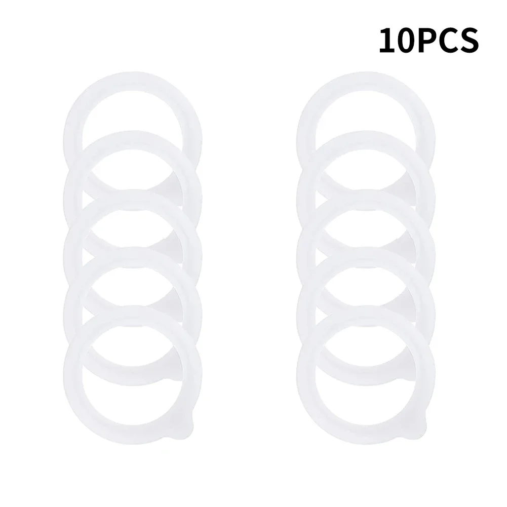 10pcs Silicone Jar Gaskets Food Storege Jars Replacement Gasket Airtight Rubber Seals Rings Jars O Rings Gaskets Kitchen Tools