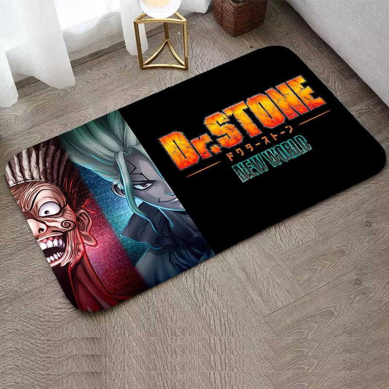 

Dr Stone Non-slip Kitchen Mat Bathroom Floor Mats Children Room Mat Home Decoration Rug Carpet Living Room Foot Bath Door Prayer