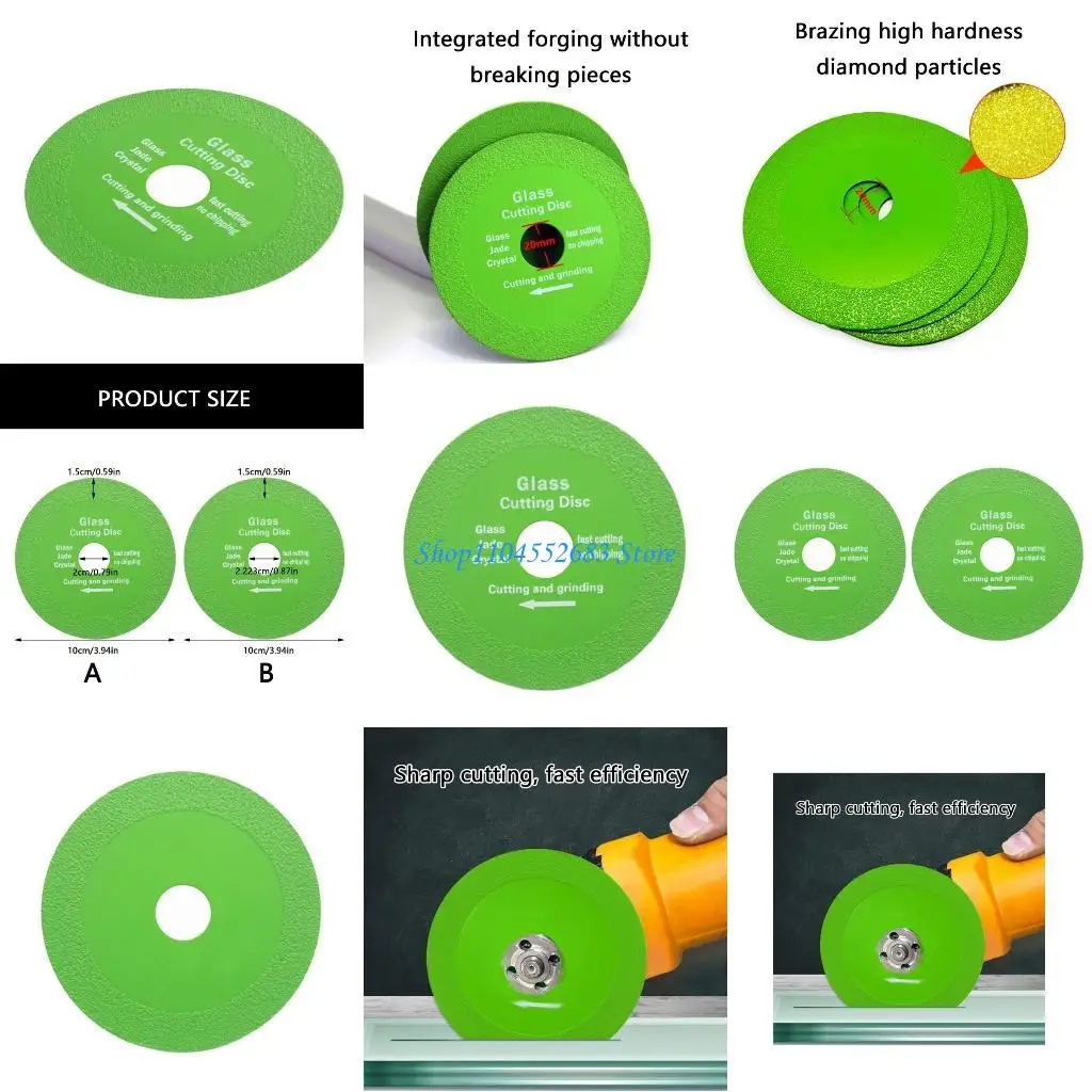 

Y6GD Cutting Grinding Disc Glass Grinding Wheel for Beveling Small Cut Grinding Rounding Shaping Edges Porcelain Tile
