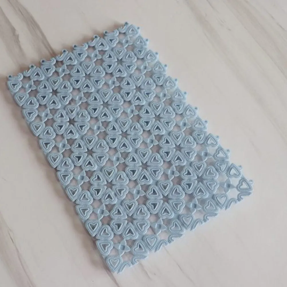 

10Pcs Plastic Anti-Slip Mat for Shower Bathtub Bathroom Floor Pad Hollow Drainage Design Non Slip Mat Safe Odorless