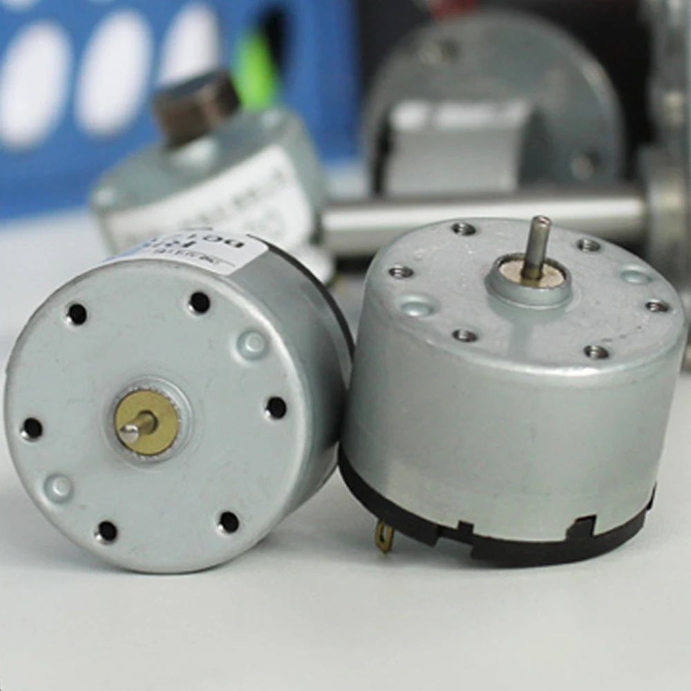 RK-520 6V 12V 24V Mini Brush Motor Low Noise 6000 RPM 8000 RPM 10000 RPM DC High Speed Motor Long Life Time High Power