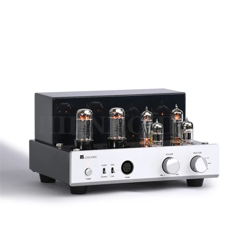 J-012 MUZISHARE X3T 5AR4*2 dual Rectifier Circuit Integrated Vacuum Tube Amplifier EL84*2 Pure Class A Single-ended Power Amp