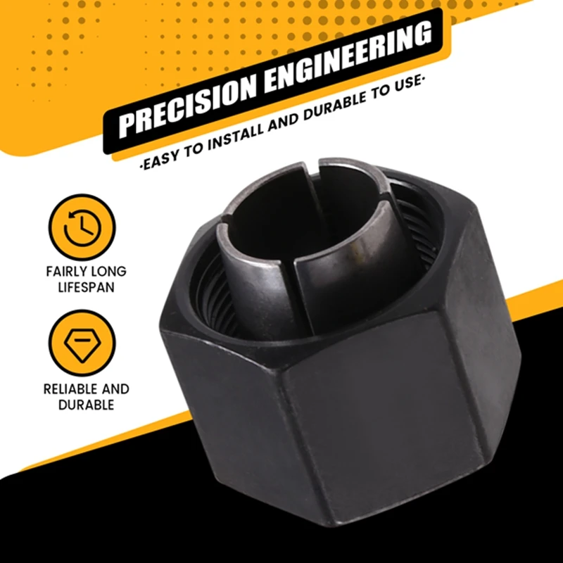 A23T 12MM 12.7MM 6.35MM Collet for Nut Wrench Replacement for DCW609 DCW600 DCW604