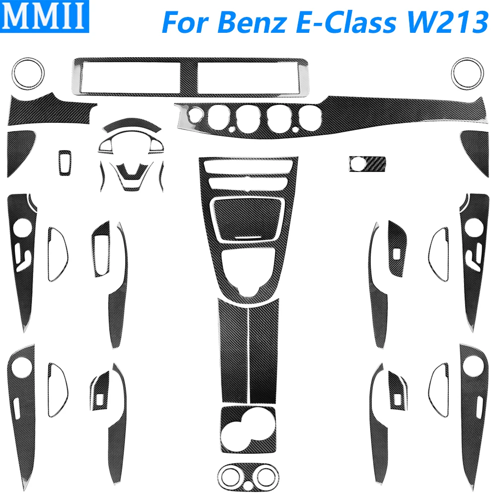 

Для Mercedes-Benz E-Class W213 2016-2022 углеродное волокно, переключатель передач, воздуховыпускное отверстие, центральная консоль, подъемная накладка, автомобильные аксессуары, наклейка