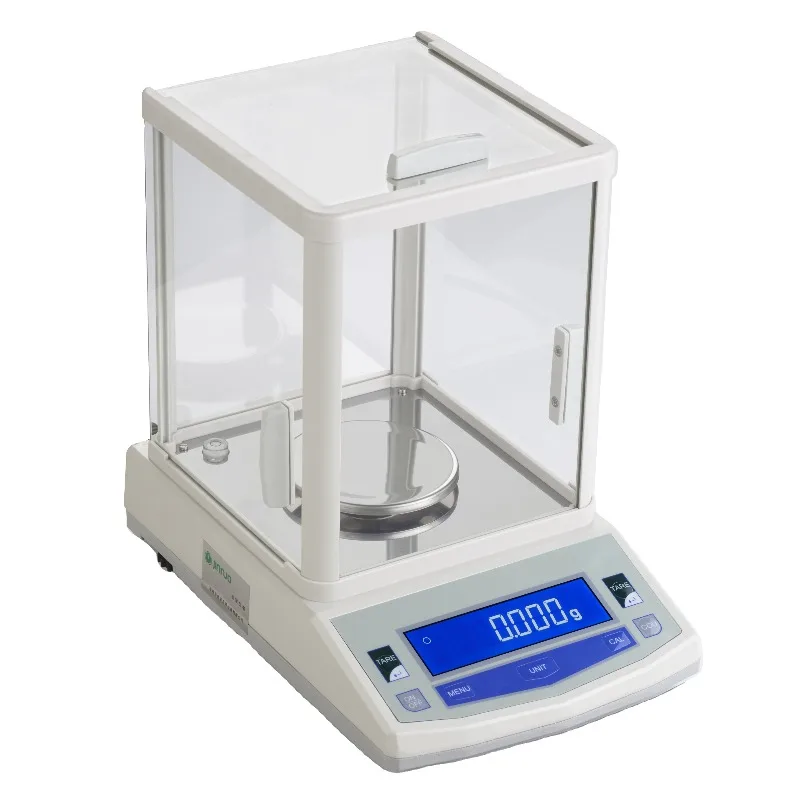 

LCD 1mg Analytical Balance for LAB. With the Liquid Bubble.