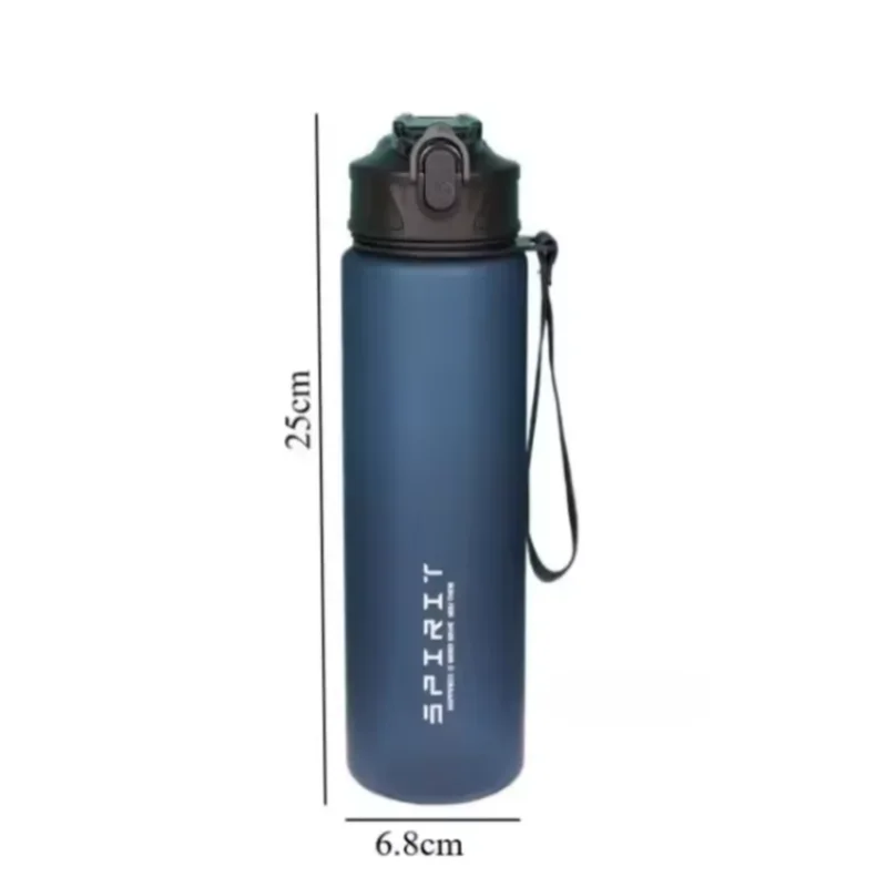 750ML Leak-Proof Sports Water Bottle with Straw & Carry Loop 6