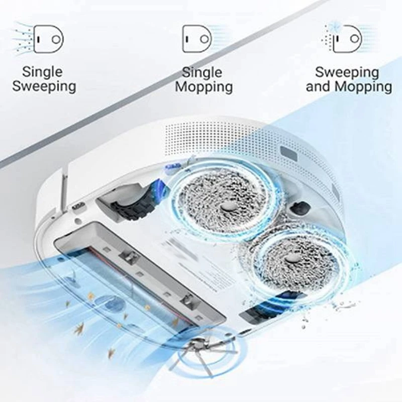 Pièces de rechange lavables pour aspirateur robot Xiaomi Dreame Bot W10, accessoires de remplacement, 6 pièces