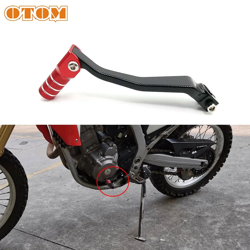

OTOM подвесной рычаг переключения передач для мотокросса, педаль, защита от падения, складной с ЧПУ для HONDA CRF250L 2013-2019 CRF250LA 2017-2019, детали для ям