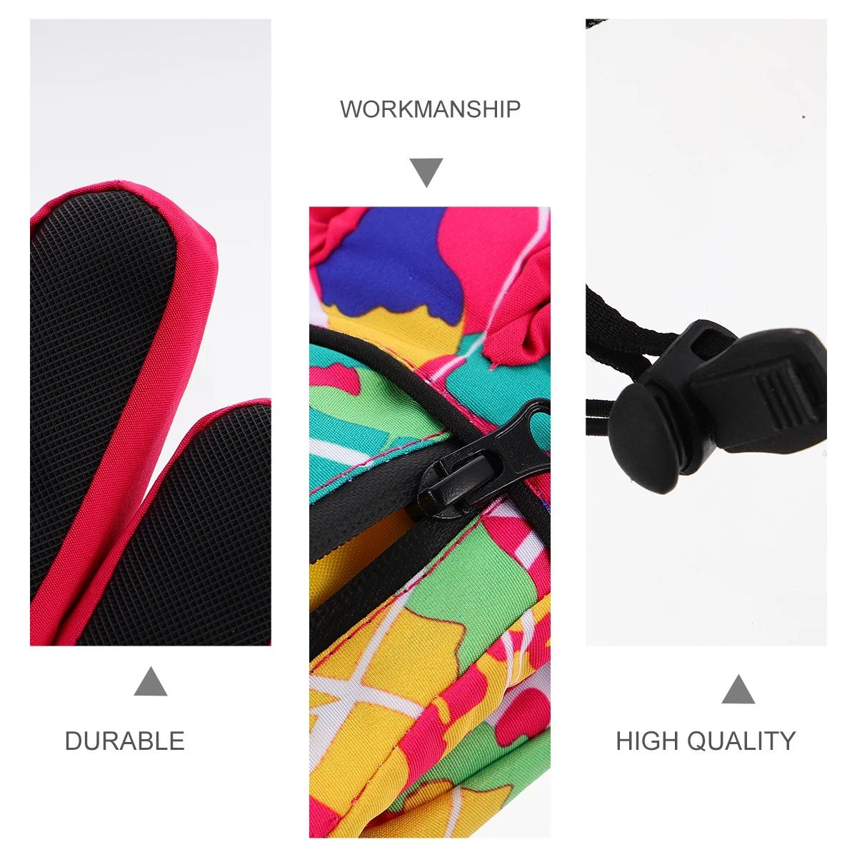 

Long Winter Skiing Gloves for Women Adjustable Buckle Design Warm Waterproof Hand Gloves for Outdoor Sports Anti-Frostbite