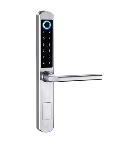 304 Stainless Steel Smart Door Lock with Fingerprint Password Card Unlock WiFi  Tuya TT LocK Control Waterproof