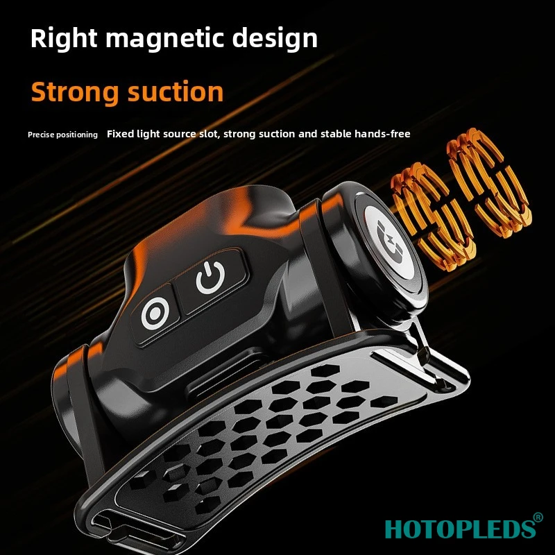 

New charging super bright head-mounted lighting super long battery life outdoor night fishing magnetic strong light headlight