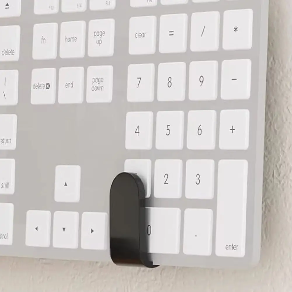 Acrylic Wall-mounted Keyboard Rack Storage Hook Universal Keyboard Mouse Wall Clip Durable Saving Desk Space