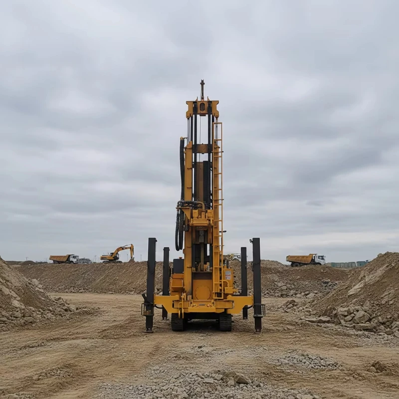 Drill Rig for Water Well 350m Water Borehole Drilling Machine Mine Rig Equipent Pneumatic Rock Drill Rigs