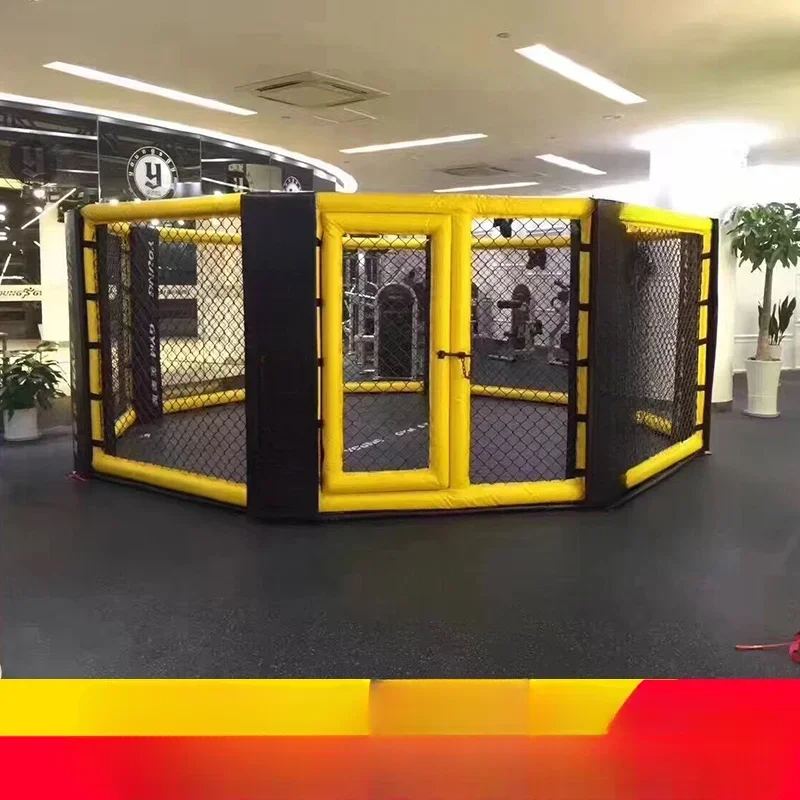 Boxing Ring Ring Octagonal Cage Gym Game-Specific Floor-Standing Free Fight Sanda Factory Direct Sales francais