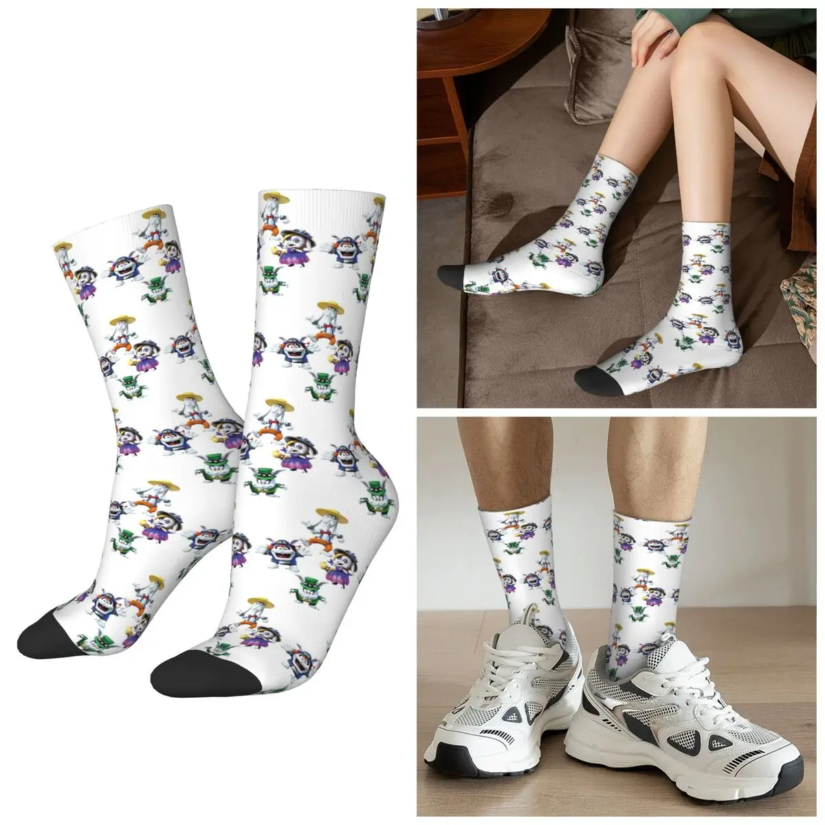 All Seasons The Broodals Super Videogames Video Games Switch Socks Harajuku Crew Socks Fashion Stockings for Men Women