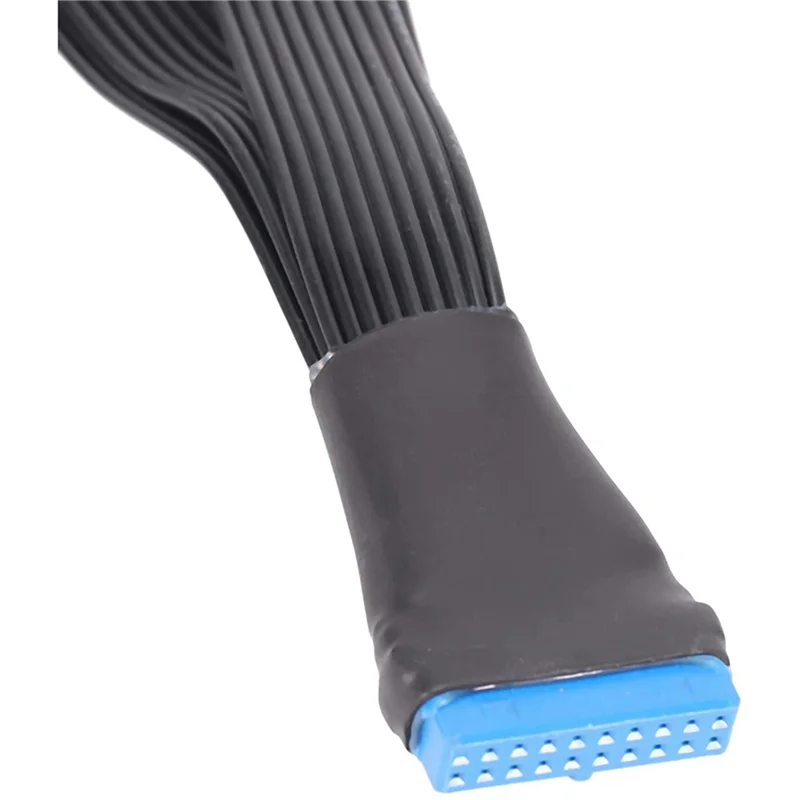 B44C 10X Motherboard USB 3,0 19PIN Header 1To2 Verlängerung Splitter Kabel 19Pin 20Pin Interne Verlängerung Header Adapter Kabel