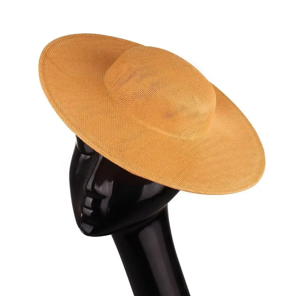 Fashion 30 CM Fascinator Hat with Clip Adjustable Big Top Hat Lightweight Fascinator Base Women