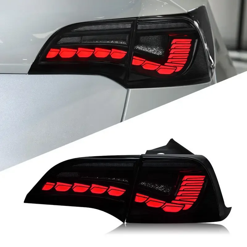 Auto Parts Led Tail Light For Tesla Model 3/Y Modified Tail Lamp Rear Lamp For Tesla Body Kit