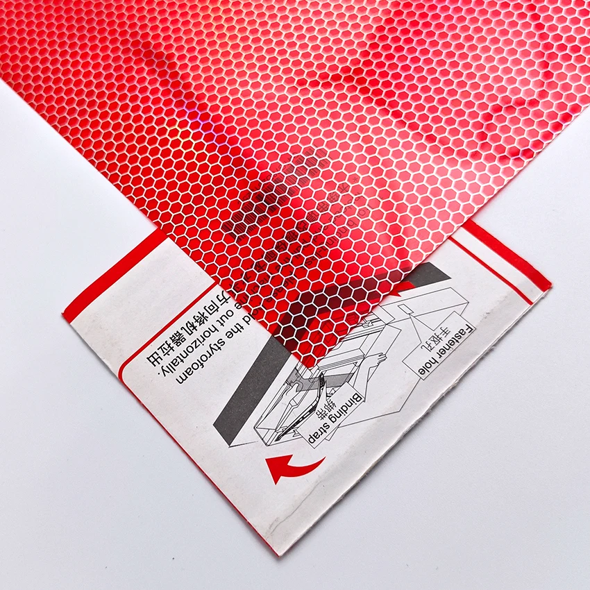 30x150cm Red Laser Honeycomb Headlight Blackout Film Anti-scratch Color Changing Stickers for Vehicle Styling Modification view 3