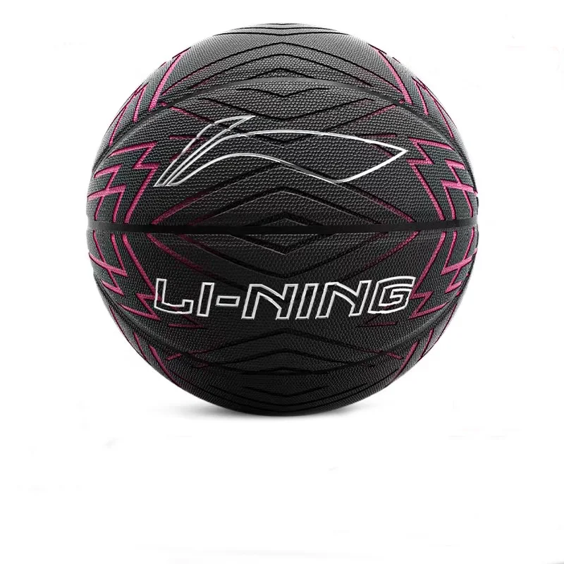 كرة السلة Li-Ning Thunderbolt LBQK202 - مقاس 7 مقاومة للاهتراء للتحكم في العرق من البولي يوريثان في الهواء الطلق وكرة محكمة داخلية